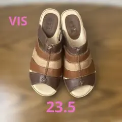 VIS（ビス）ウェッジサンダル23.5