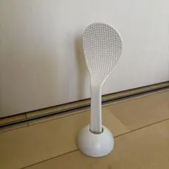 Tiger しゃもじ ホワイト スタンド付き