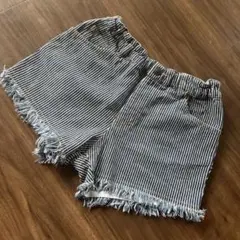 ブリーズ ボトムス ヒッコリー ショートパンツ 130センチ