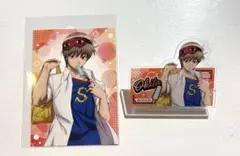 銀八先生 銀魂 メディコス 渋谷 夏の食べ物 ネームバッチ 購入特典 沖田総悟
