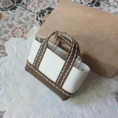 ネオブライスサイズ　レザートートバッグ　トープ
