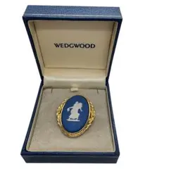 美品　WEDGWOOD　ウエッジウッド　ビンテージ　カメオ　ブローチ