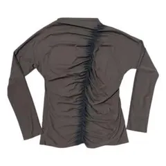 【CONP】Gather Pleated Spray Color Top M