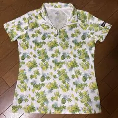 【美品】キスマーク　ゴルフウェア　半袖シャツ　Mサイズ