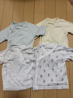 ユニクロ ベビー短肌着 4枚セット