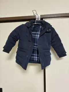 トミーヒルフィガー フード付き中綿コート ネイビー