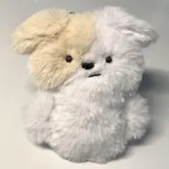 犬 ぬいぐるみ ハンドメイド ストラップ付き