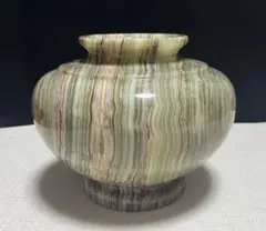 天然石　器　瑪瑙　めのう　メノウ　水盤　花器 天然石 器 瑪瑙 めのう メノウ 水盤 花器 飾り台 時代物 花台