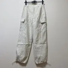 Arpege story パラシュートパンツ　ホワイト Sサイズ