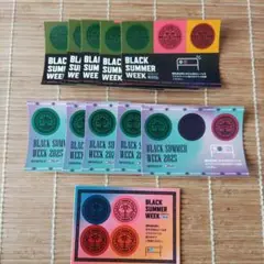 千葉ロッテマリーンズ ブラックサマーステッカー 11枚 BSW
