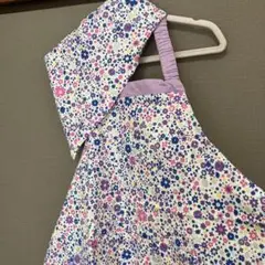 カラフルキャンディ　花柄子供用エプロン