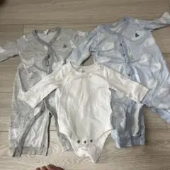 GAPロンパース・カバーオール3点セット