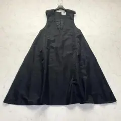 美品✨MACHATT ナイロンジャンパースカート 黒