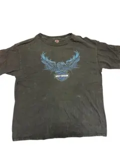 USA製 XLサイズ Harley-Davidson Tシャツ　スミクロ