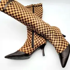 LOUIS VUITTON ダミエ ロングブーツ