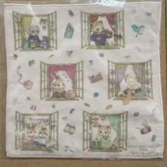 フランシュリッペ　オリプリ　ハンドタオル　おはよう柄　ピンク　新品未開封