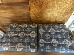 PENDLETON チェアパッド　2枚セット　ブルー