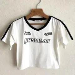 【新品未使用品】 INGNI Vネック クロップドTシャツ Mサイズ