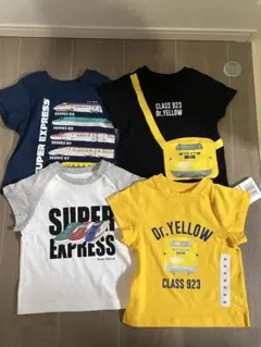ドクターイエロー他　Tシャツ 4枚セット 90cm