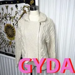 GYDA ライダースデザイン ニットジャケット ジェイダ