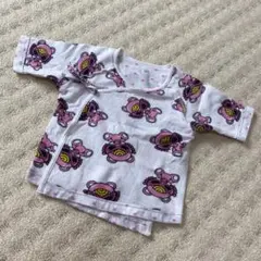 ヒスミニ テディベアコットン短肌着