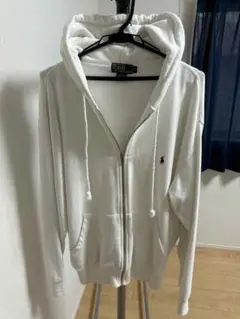 Polo by Ralph Lauren フルジップフーディ S ホワイト