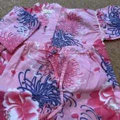 JINBEI 甚平 ピンク 120