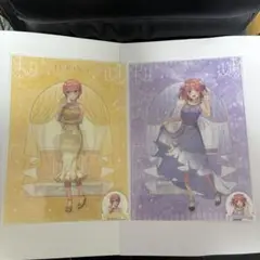 ③ 五等分の花嫁　DMMくじ　D賞　クリアファイル　中野一花　中野二乃