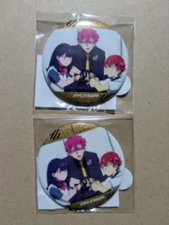 宝多六花&レックス&響 裕太 場面写グリッター缶バッジ