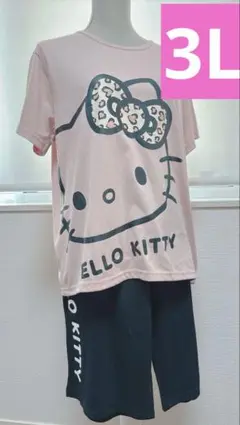 匿名配送❣️サンリオ　キティ　50周年　Tシャツ　ハーフパンツ　ルームウェア