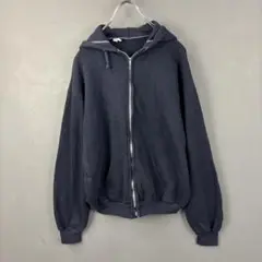 Vintage 70s EMAR Zipper Hoodie Used Navy