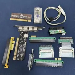 拡張カードセット　変換アダプタ　PC　パーツ　ネットワーク　NIC　PCIe