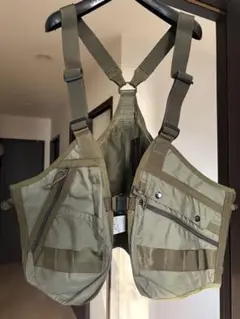 新品ブリーフィング 大人気カラー タクティカルツールベスト セージ アウトドア