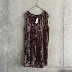 H&M ノースリーブ　トップス　ロング丈　黒　ピンク　未使用タグ付き