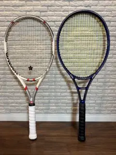 ◎Prince マイケルチャングラファイト他　硬式テニスラケット2本セット