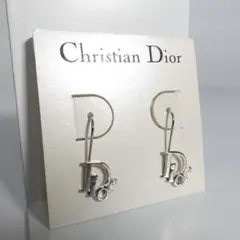 【美品】Dior ネックレス クリスチャンディオール ピアス ロゴ シルバー