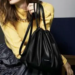 MAISON SPECIAL メゾンスペシャル 2WAY巾着スモールバッグ