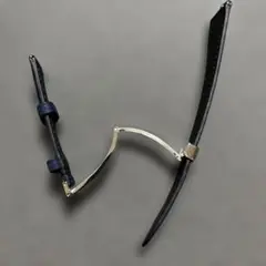 ヒルシュ製ネイビー レザー 裏地ラバーベルト19mm イージークリックDバックル