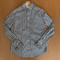 美品　マディソンブルー　ギンガムチェックフリルシャツ　S