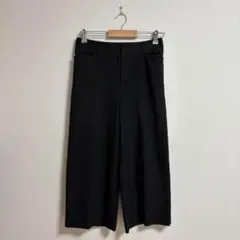 ロートレアモン レディース スラックス ワイド ストレート 黒 36