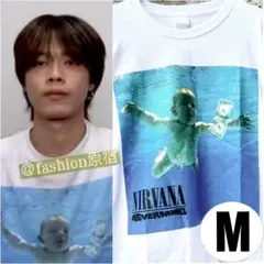 白М半袖ニルヴァーナnevermind ☆キムタク　コムドットやまと