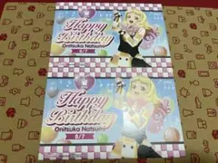 GIGOコラボカフェ　鬼塚夏美　バースデーカード2枚