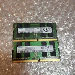 SAMSUNG　PC4-2666V 16GB×2 計32GB ノートパソコン用
