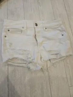 アメリカンイーグル　ホワイトデニムショートパンツ US 8