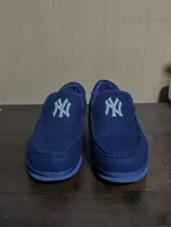 NYロゴ ネイビー スリッポン 26cm