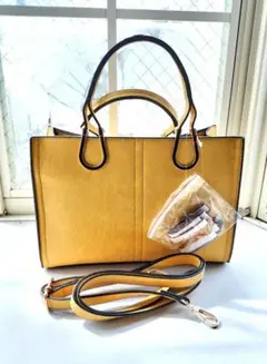 【新品】ケスクルデザイン□馬蹄モチーフ 2way ハンドバッグ