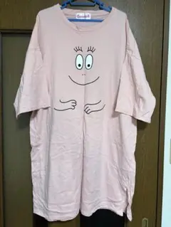 BARBAPAPA ピンクオーバーサイズルームウェア