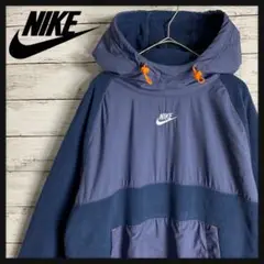 【希少デザイン】NIKE スウェット フリース センター刺繍ロゴ 希少 入手困難