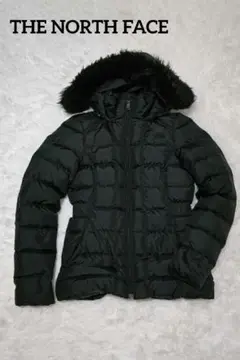 美品 THE NORTH FACE ダウンジャケット パーカー 刺繍ロゴ