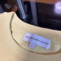 新品 セーター イエローＬサイズ